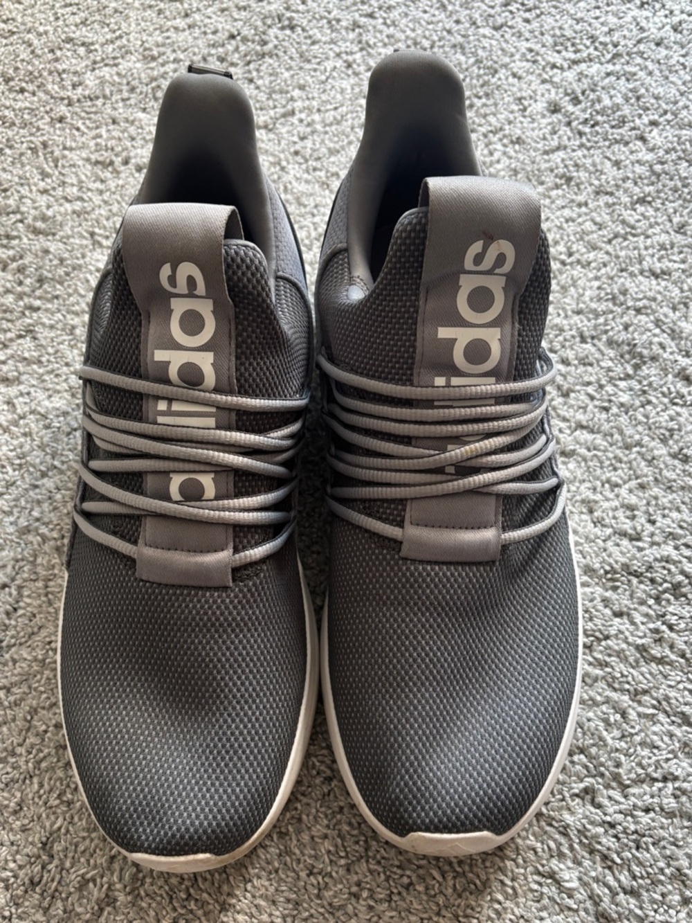 Adidas Men’s Grey Lite Racer Adapt 7.0 Shoe - Men’s 13 - Picture 2 of 7